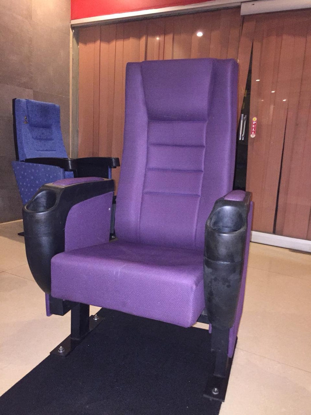 Auditorium Chairs Blue Color Etsy