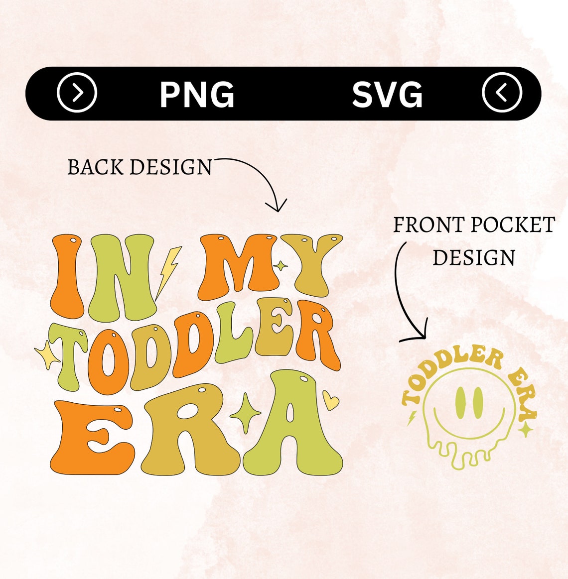 In My Toddler Era SVG PNG Toddler Era SVG Png Toddler Shirt Svg Funny