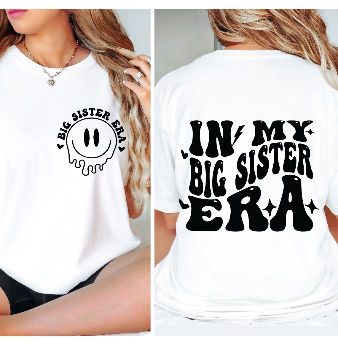 In My Big Sister Era Svgpngbig Sister Shirt Svgfunny - Etsy