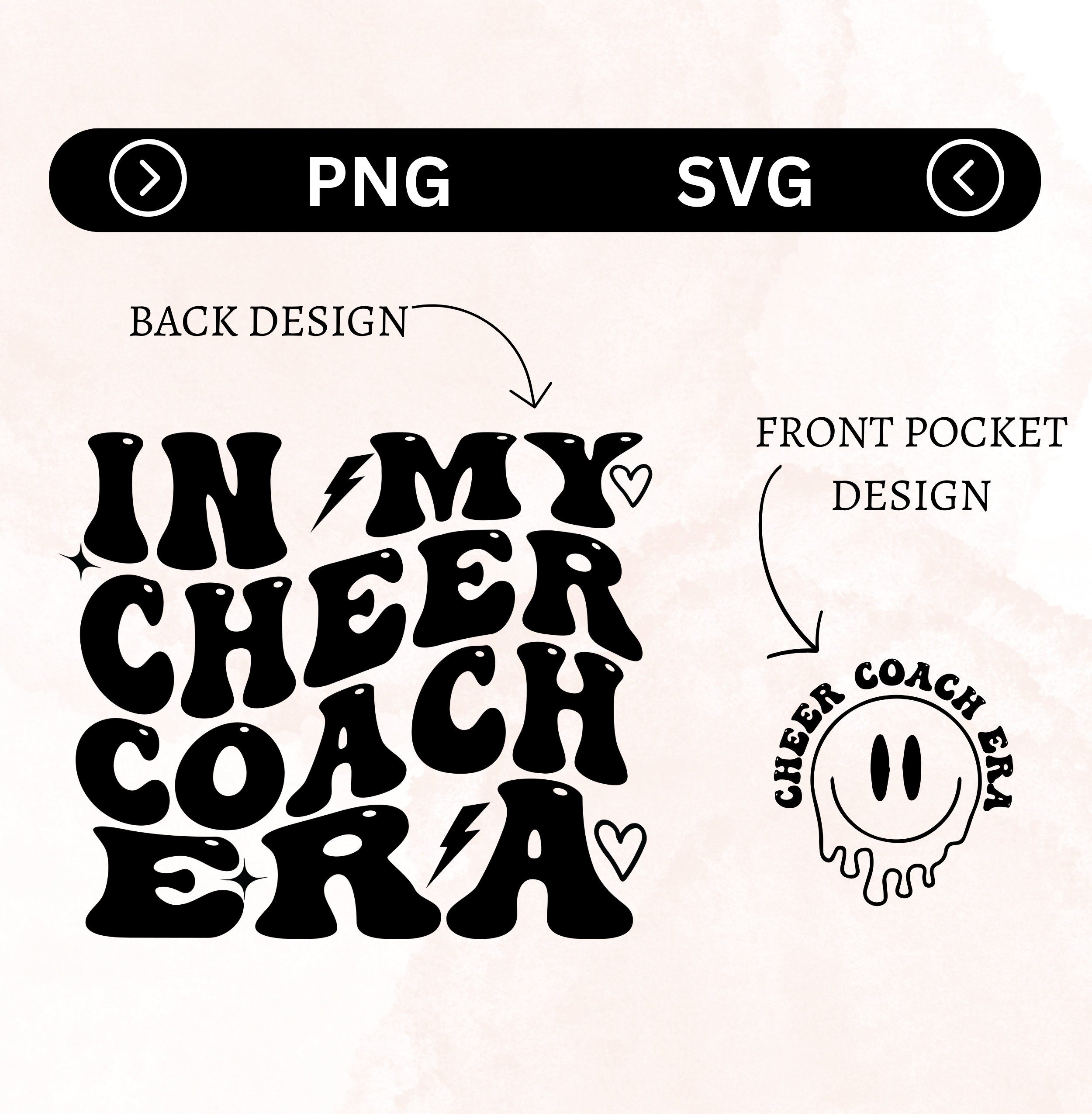 In My Cheer Coach Era Svg, Cheer Coach Era PNG, Cheer Svg, Cheerleading