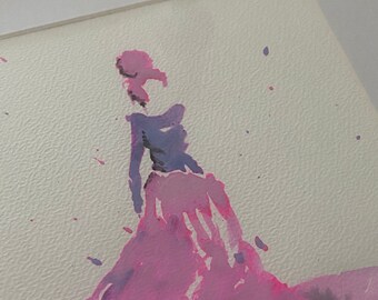 UNIKAT handgemaltes AQUARELL Bild Lass dir dein Leuchten nicht nehmen nur weil es … signiert Original Einzelstück KEIN Druck 15 cm x 21 cm