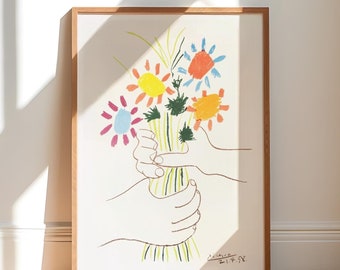 パブロ・ピカソ サルタンバンクの家族 カスタムフレームプリント