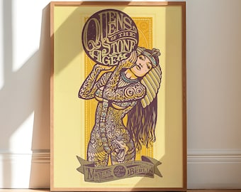 Queens Of The Stone Age Berlin 2013 Framed Concert Poster P0067