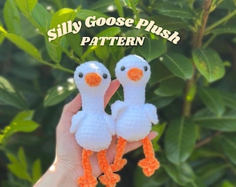 Amigurumi silly goose crochet PATTERN