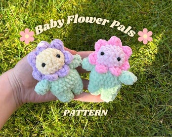 Crochet Baby Flower Pals PATTERN