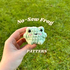 No-Sew Crochet Chubby Frog PATTERN