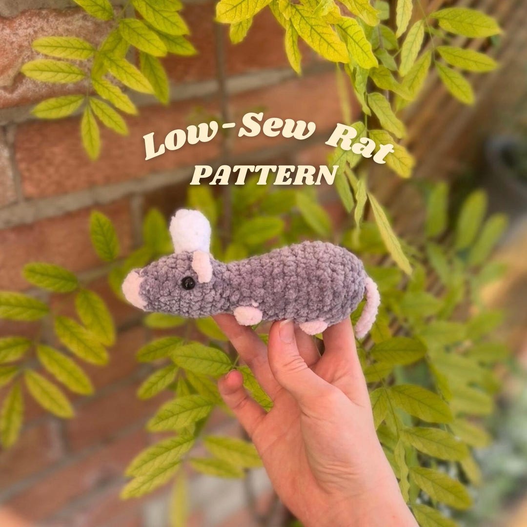 Rat Filet Pattern Low-sew Chef Rat Crochet PATTERN - Etsy UK