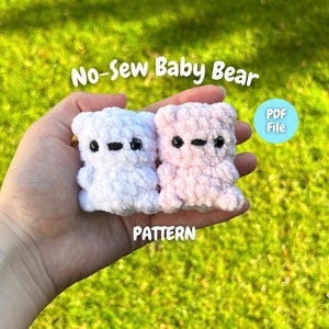 Patroon gehaakt babybeertje zonder naaien