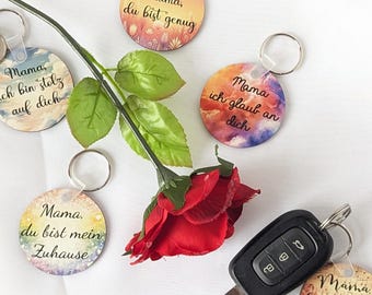 Birthday gift for mom, keychain for mom, Mother's Day gift idea, small gift for women, gift idea for mom