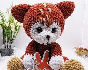 Babyfuchs, gehäkeltes Kuscheltier, Amigurumi, Geschenk, Geschenk Mädchen, Geschenk Junge