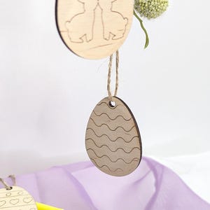 Osterdeko Basteln | Bastelset aus Holz | Geschenk DIY zu Ostern | Malset für Kinder