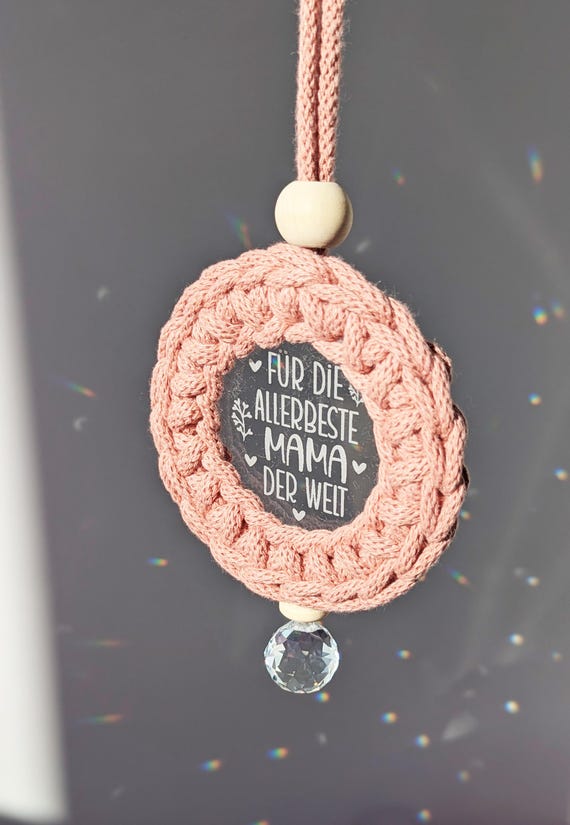 Sonnenfänger | Geburtstagsgeschenk für die Mama | Idee Muttertag | Muttertagsgeschenk Idee | Fensterdeko Hängend | Boho Deko | Mitbringsel