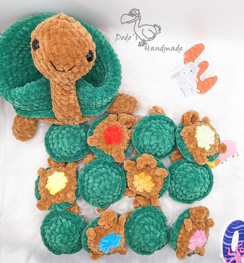 Schildkr ten Memory Geh kelt Kuscheltier Mit Babys Im Bauch Geschenk schildkr-ten-memory-geh-kelt-kuscheltier-mit-babys-im-bauch-geschenk
