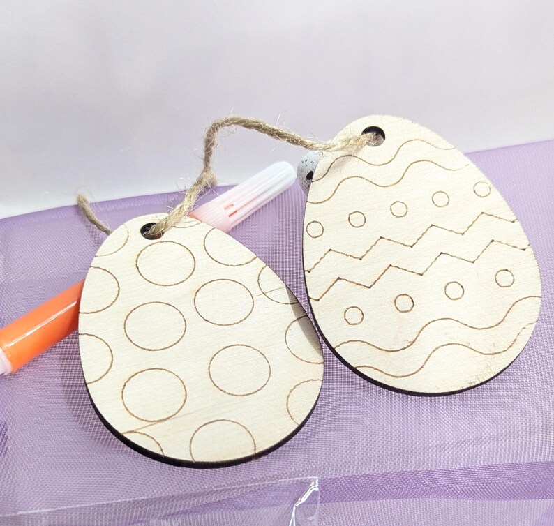 Osterdeko Basteln | Bastelset aus Holz | Geschenk DIY zu Ostern | Malset für Kinder