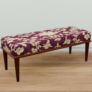 Daily use bench, Utility home decor, Front door bench, Floral bench, Bohemian bench, Dining room bench, Piano bench, Make up bench, M-12