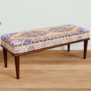 Entrway bench, Modern bench, Furniture bench, Accent bench, Stair case bench, Elegant bench, Rustic bench, Retro bench, Wooden bench, 294-01