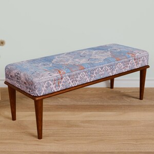 Entrance hall bench, Blanket bench, Narrow bench, Dining table bench, Bohemian bench, Hallway bench, Yoga bench, Piano bench,  343-02