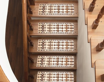 Alfombra rústica, alfombra de seguridad para escaleras, alfombra para escalones, alfombra para peldaños de escaleras, almohadilla para escaleras, alfombra texturizada, tapete de moqueta, alfombra protectora, alfombra de pasillo para escaleras