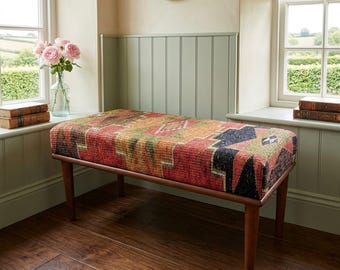 Ottoman bench, Entryway bench, Window bench, End of bed bench, Turkish bench, Dressing table bench, Kitchen bench, Farmhouse bench, 18-01
