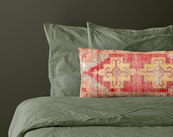 Funda de almohada kilim, almohada hecha a mano, almohada bohemia, almohada para sala de estar, almohada para sofá, almohada étnica, almohada para cama