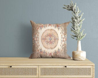 bohemian pillow, lumbar pillow cover, washable pillow, decorative pillows, throw pillow for couch, chair cushion, cushion case, floor pillow
