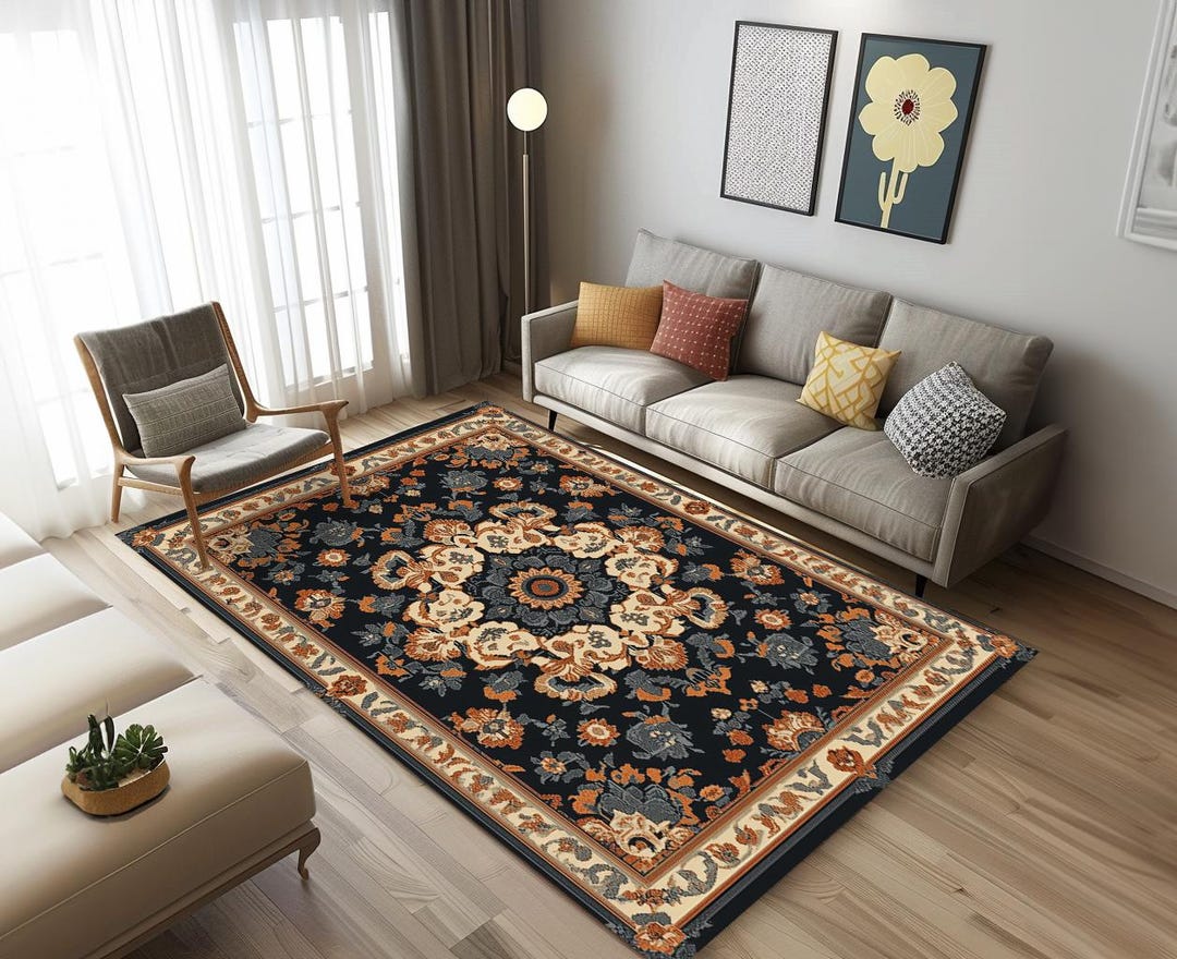Lint Rug Kilim Pattern Rug, Moody Rug, Kitchen Runner Rug, Anti Lint Rug ...