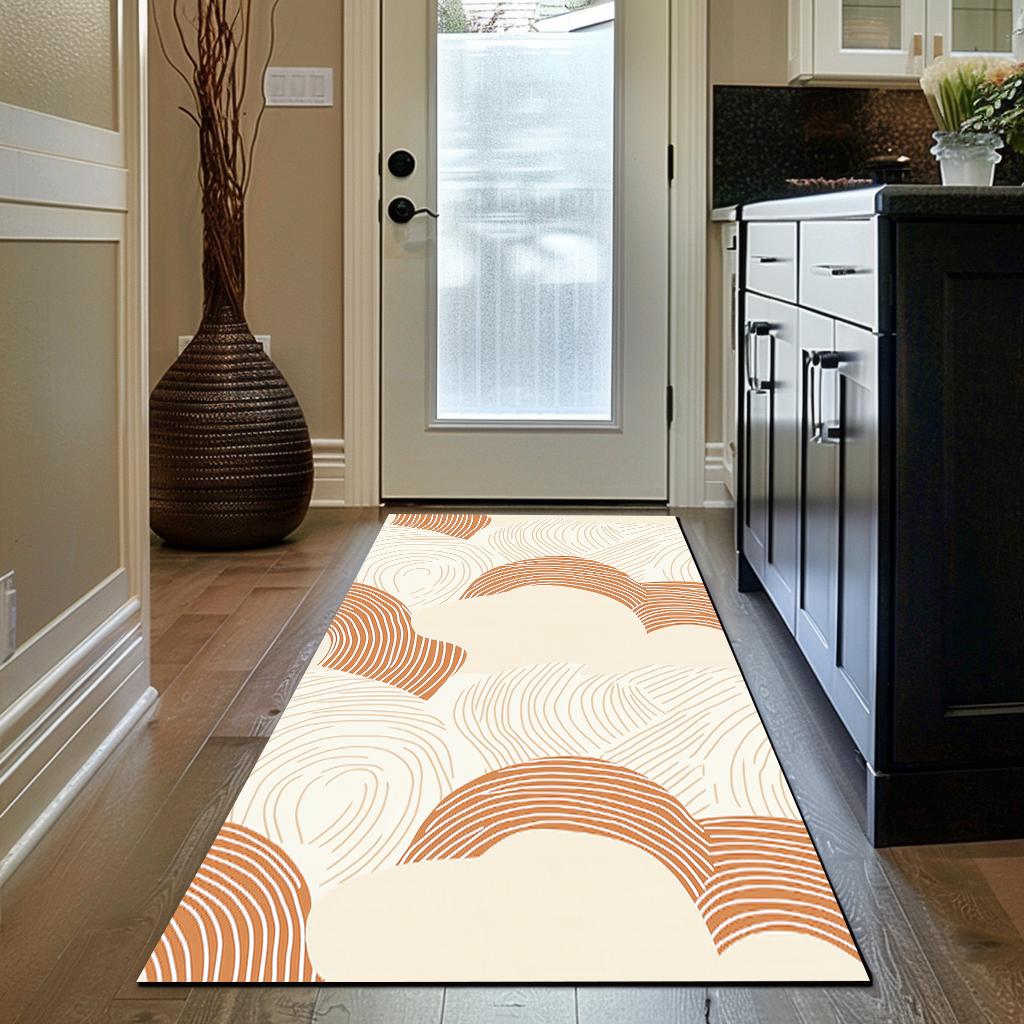 Thick Line Rug Rugs for Bedroom, Superior Rug, Curve Lines Rug, Abstract Area Rug ...