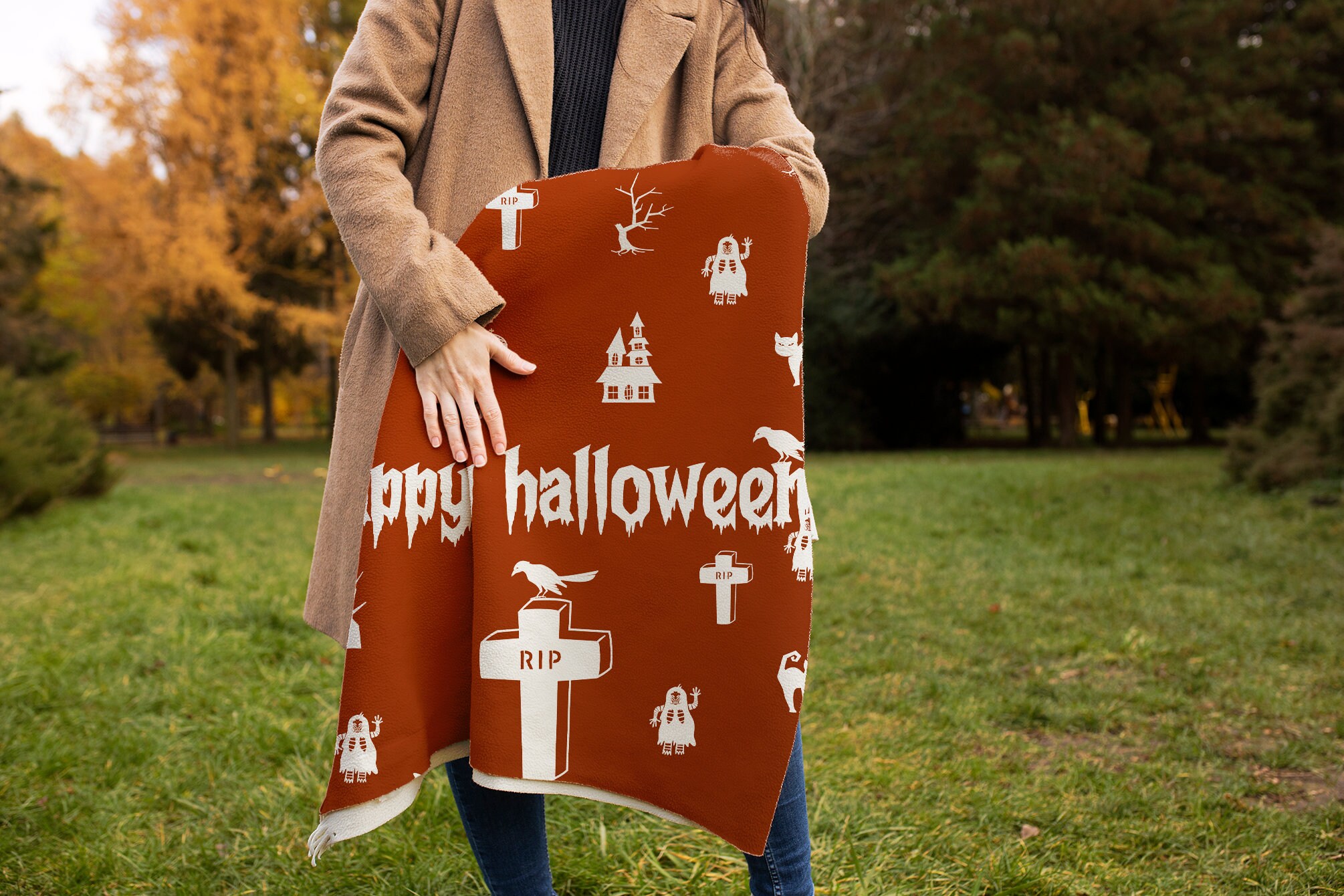 Halloween-Decke 'This Is Some Boo' - 127x152 Cm, Flauschig Und Gruselig