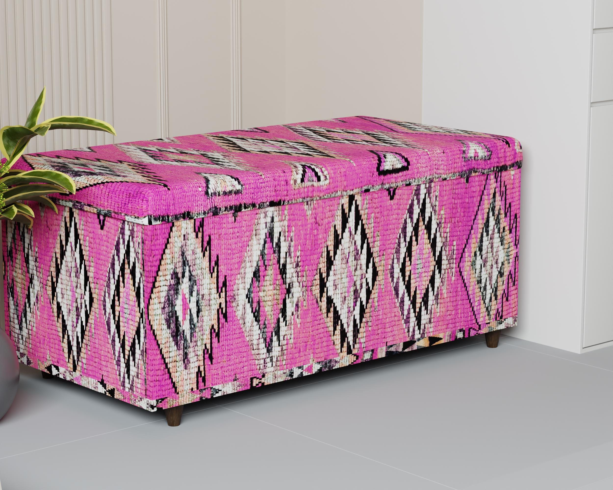 オットマン（ピンク花柄） スツール オットマン 花柄ピンク 【公式通販】