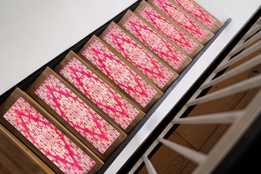 5 X 7 Rug Runner, Pink Stair Rug, Area Runner Rug, Boho Stair Rug ...