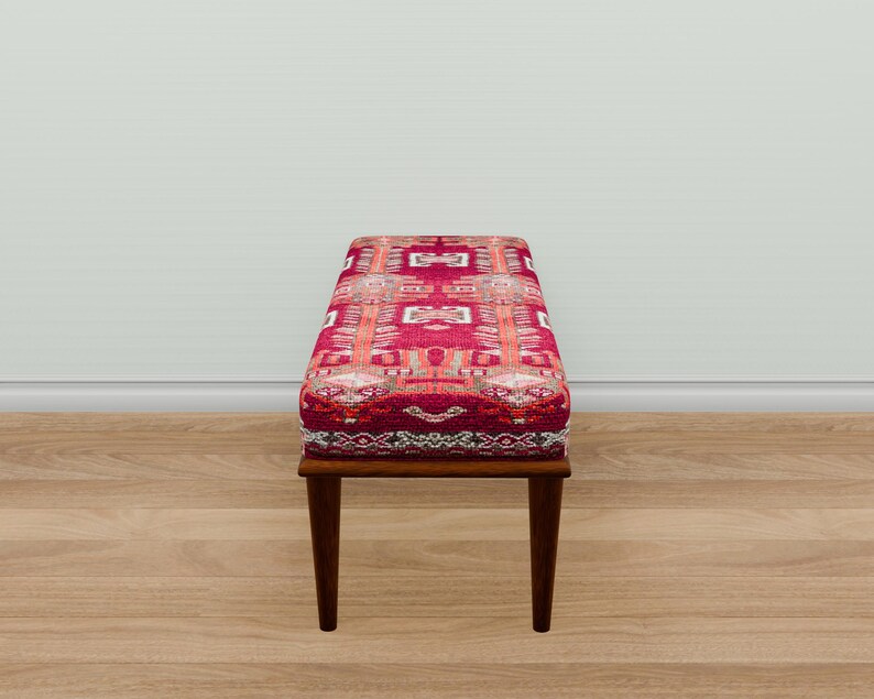 Classic bench, Dining table bench, Saloon bench, Bed end bench, Padded bench, Kilim design bench, Make up bench, Wood work bench, 20-02