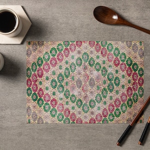 Textile Art Tablemats, Luxurious Placemat, Washable Tablemats, Bar Tablemat, Burlap Placemats, Fabric Placemats, Woven Tableware, Home Decor