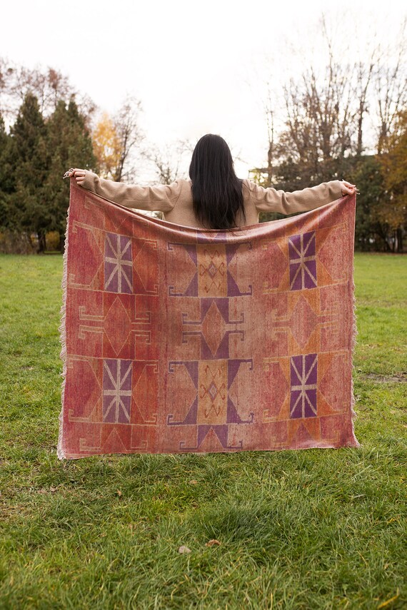 Boho Kilim Blanket Handmade Blanket Soft Blanket Both Side Blanket Plush Blanket Ethnic Blanket Rustic Blanket Kilim Bedspread Etsy