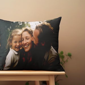 Custom Photo Pillow, Personalized Velvet Pillow, Custom Photo Pillow, Photo Gift Pillow, Memory Pillow, Personalized Gift, Custom Cushion image 10