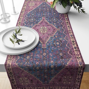 Stilvoller Esstischläufer, texturierter Stoffläufer, türkisches Kelim-Geschirr, klassisches Esszimmerläufer, Kilim-Motivläufer, Bartischtopper