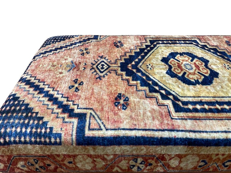 Blanket bench, Dressing table bench, Retro bench, Bedroom bench, Ottoman bench, Footstool bench, Coffee table bench, Chic bench, 341-01