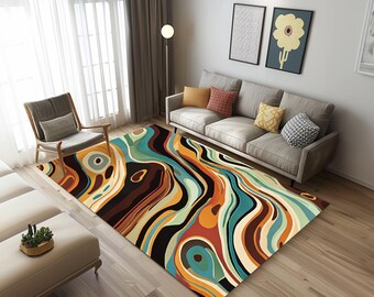 Marbling art rug, Hallway rug, Utility rug, Mudroom rug, Elegant rug, Fascinating rug, Machine washable rug, Non slip back rug, Corridor rug