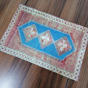 Fashionable Placemats, Shabby Tablemat, Fabric Printed Tablemat, Antique Table Mats, Kilim Look Placemats, Stylish Dining Tableware