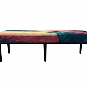 Ottoman for bedroom, Pop color bench, Doorway bench, Uphosltered bench, Dressing table bench, Retro bench, Hallway bench, Shoe bench, M-160