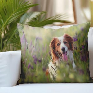 Custom Photo Pillow, Personalized Velvet Pillow, Custom Photo Pillow, Photo Gift Pillow, Memory Pillow, Personalized Gift, Custom Cushion image 8