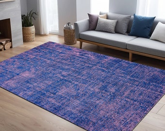 navy blue rug, game room decor rug, printed rug, aesthetic rug, kitchen runner, pet friendly runner rug, washable rug, large rug, 5x7 ft rug