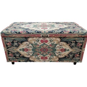 Salbeigrüne Bank, Hall Schuhbank, gemütlicher Organisator, coole Korridorbank, Aufbewahrungscouchtisch, reizender Organisator, Vintage Designbank, M-236