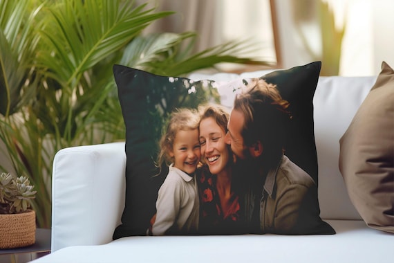 Custom Photo Pillow, Personalized Velvet Pillow, Custom Photo Pillow, Photo Gift Pillow, Memory Pillow, Personalized Gift, Custom Cushion