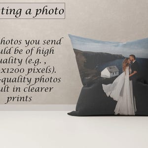 Custom Photo Pillow, Personalized Velvet Pillow, Custom Photo Pillow, Photo Gift Pillow, Memory Pillow, Personalized Gift, Custom Cushion image 9