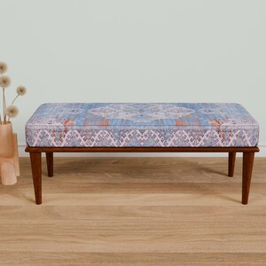 Entrance hall bench, Blanket bench, Narrow bench, Dining table bench, Bohemian bench, Hallway bench, Yoga bench, Piano bench,  343-02