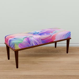 Bright color bench, Bathroom bench, New home decor, Stylish ottoman bench, Rustic decoration, Amazing design bench, Lovely bench, M-48