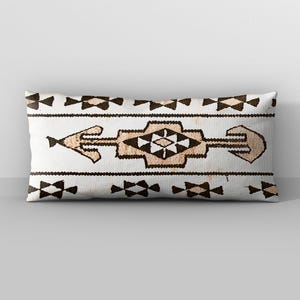 taie d'oreiller tribal, traversin, oreiller de ferme, oreiller ethnique, oreiller lavable, coussin fait main, oreillers d'extérieur, taie d'oreiller douce image 2