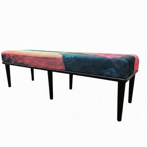 Ottoman for bedroom, Pop color bench, Doorway bench, Uphosltered bench, Dressing table bench, Retro bench, Hallway bench, Shoe bench, M-160