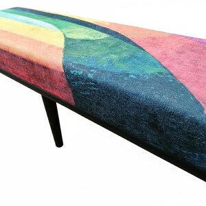 Ottoman for bedroom, Pop color bench, Doorway bench, Uphosltered bench, Dressing table bench, Retro bench, Hallway bench, Shoe bench, M-160
