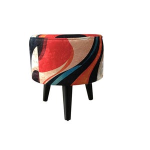 Frontdoor bench, Comfortable seat, Pouf for accent, Reading corner stool, Modern decoration, Ottoman pouf stool, Farmhouse stool, M-143